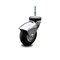 Service Caster 3 Inch Bright Chrome Hooded Neoprene Rubber 5/16 Inch Grip Neck Stem Caster SCC SCC-GN03S310-NPRB-BC - alternate 1